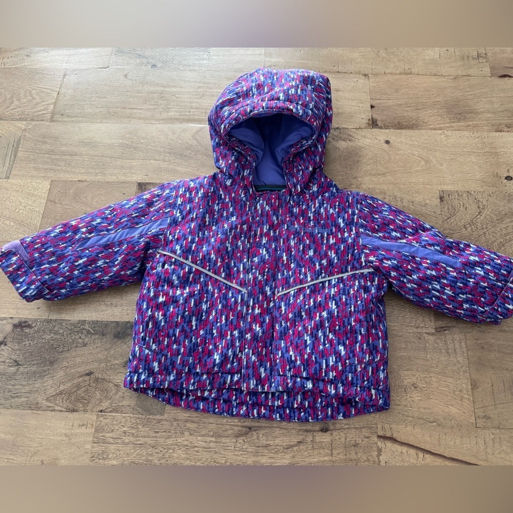 Columbia Colorful Kids Hooded Jacket winter coat size 6-12 months